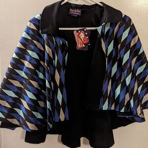 Reversible House Harlequin cape